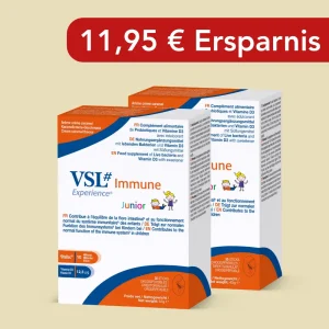 VSL#® Immune Junior – ausgewählte Bakterienkombination mit Vitamin D3  - Doppelpack: 2 x 30 Sticks