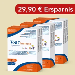 VSL#® Immune Junior – ausgewählte Bakterienkombination mit Vitamin D3  - 3er-Vorteilsset: 3 x 30 Sticks